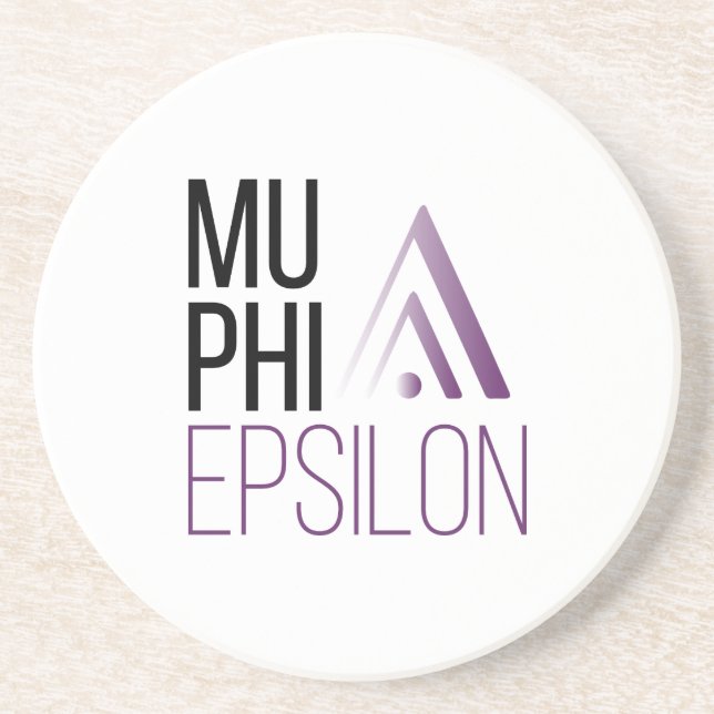 Mu Phi Epsilon-Logo Getränkeuntersetzer (Vorne)