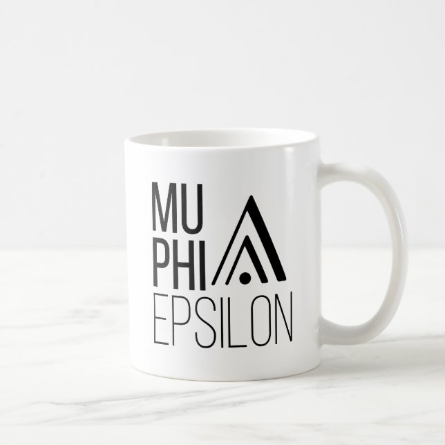 Mu Phi Epsilon-Logo Kaffeetasse (Rechts)