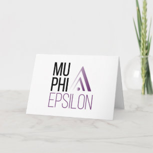 Mu Phi Epsilon-Logo Karte