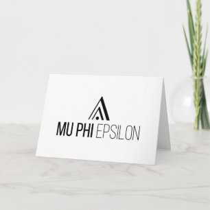 Mu Phi Epsilon-Logo Karte