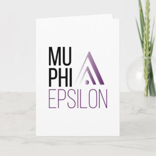 Mu Phi Epsilon-Logo Karte