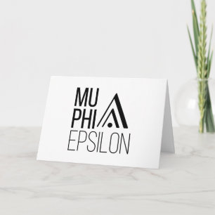 Mu Phi Epsilon-Logo Karte