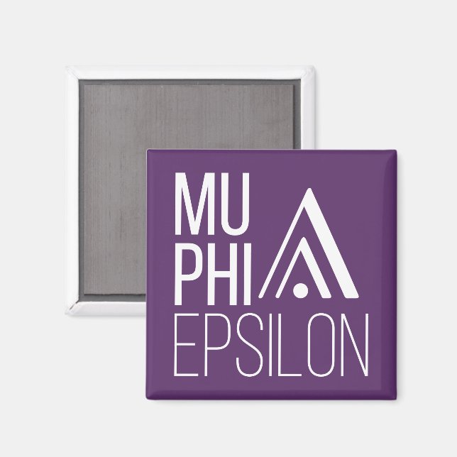 Mu Phi Epsilon-Logo Magnet (Vorderseite/Rückseite)