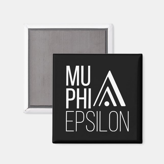 Mu Phi Epsilon-Logo Magnet (Vorderseite/Rückseite)