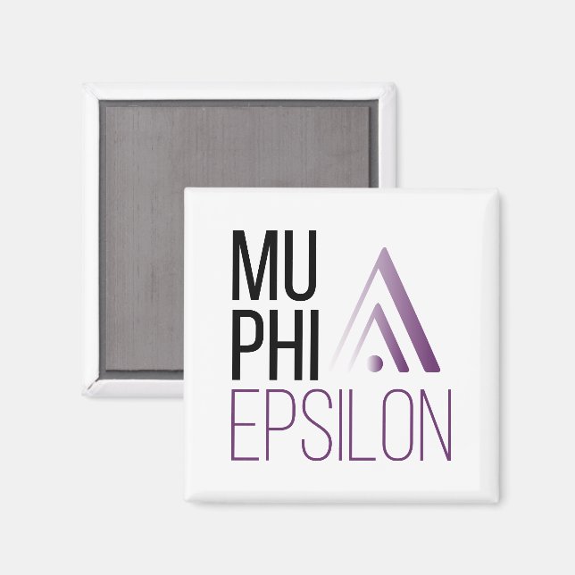 Mu Phi Epsilon-Logo Magnet (Vorderseite/Rückseite)