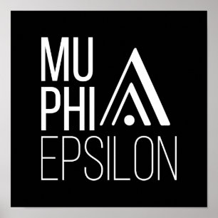 Mu Phi Epsilon-Logo Poster