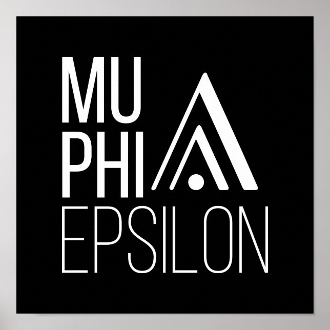 Mu Phi Epsilon-Logo Poster (Vorne)