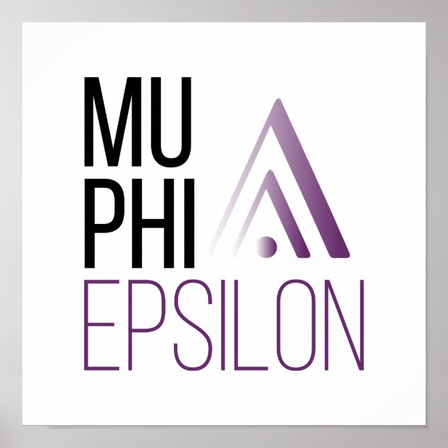 Mu Phi Epsilon-Logo Poster (Vorne)