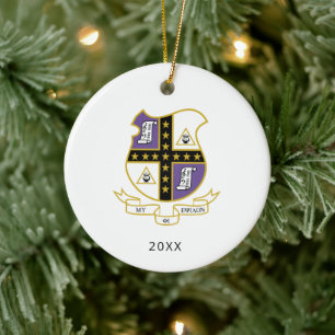 Mu Phi Epsilon Wappen Keramik Ornament