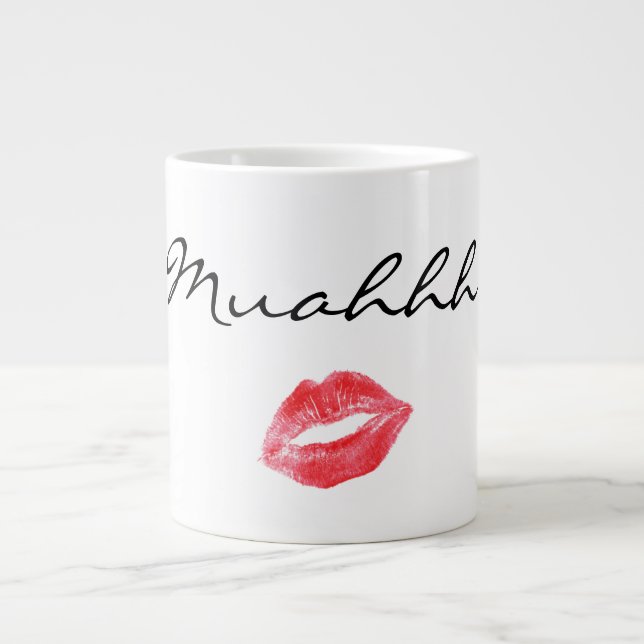 Muah Kiss Tasse (Vorderseite)