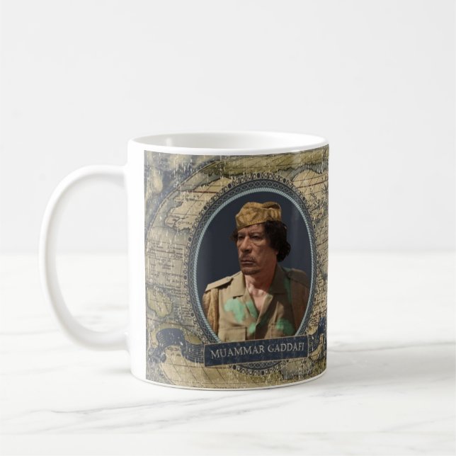 Muammar Gaddafi historische Tasse (Links)