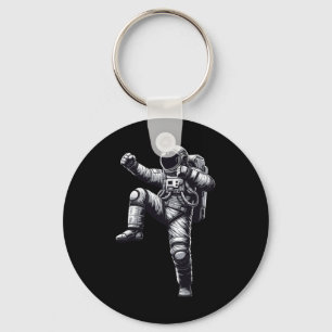 Muay Thai Astronaut Kickboxing Schlüsselanhänger
