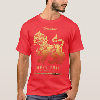 Muay Thai Boran Geboren zu kämpfen T-Shirt