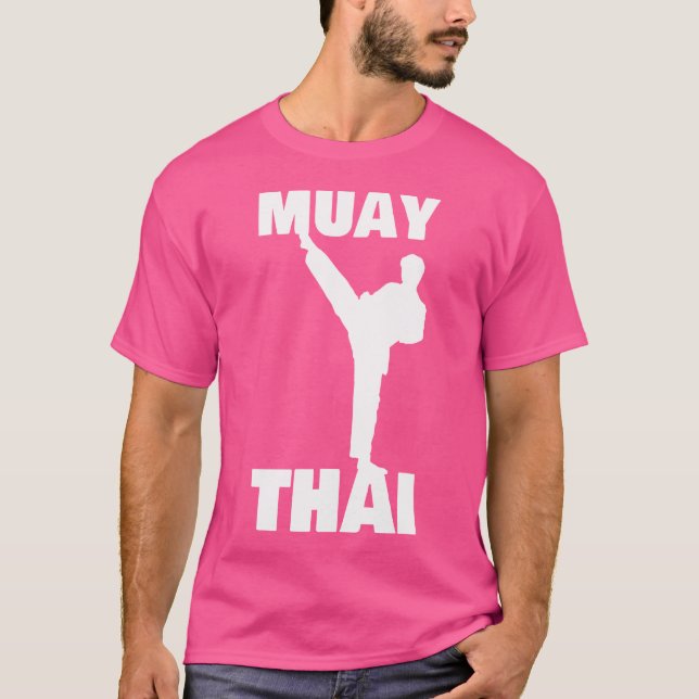 Muay Thai Boxing Kickboxing T-Shirt (Vorderseite)