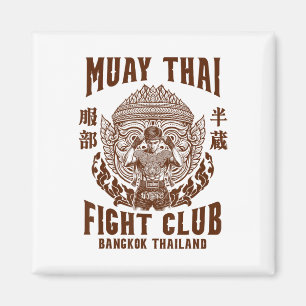 Muay Thai Boxing Lover Boxer Muay Thai Figh Magnet