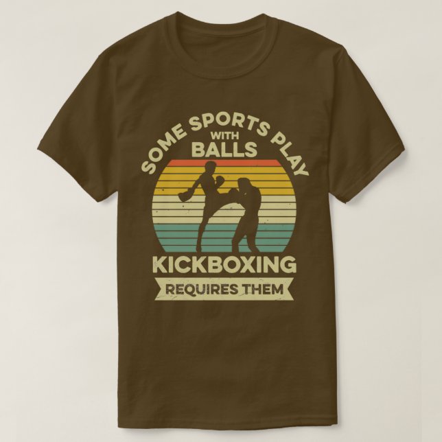 Muay Thai Boxing Quote für einen Kickboxing Traine T-Shirt (Design vorne)