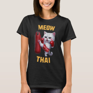 Muay Thai Cat Meow Thai - Thai Boxen für die Jugen T-Shirt