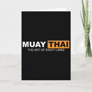 Muay Thai Die Kunst der acht Gliedmaßen Kickboxen  Karte