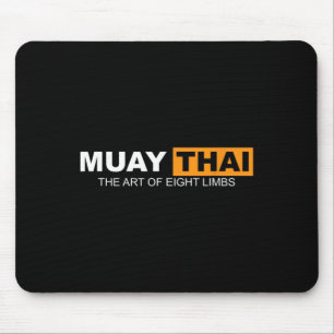 Muay Thai Die Kunst der acht Gliedmaßen Kickboxen Mousepad