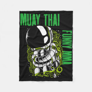Muay Thai eingerollter Astronaut, Mma, Kickboxen, Fleecedecke