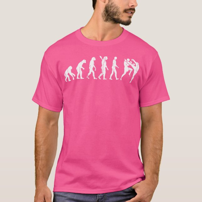 Muay Thai Evolution Spaß gestört Mixed Martial Art T-Shirt (Vorderseite)