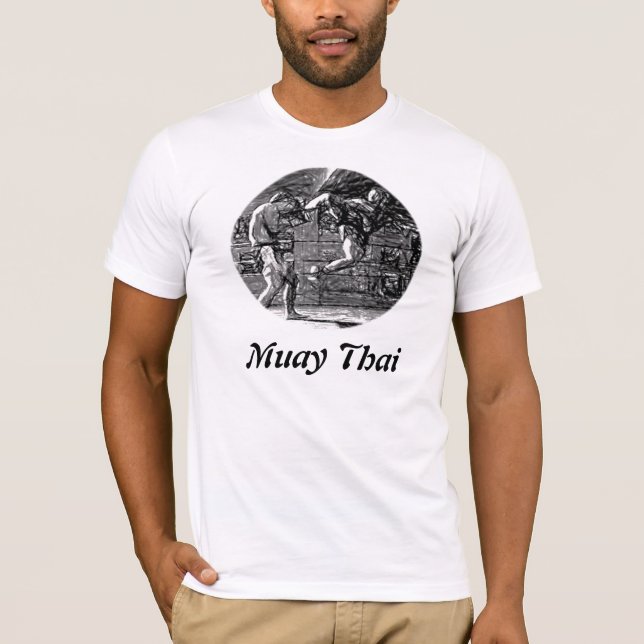 Muay Thai, Fight, Thai-Boxing T-Shirt (Vorderseite)