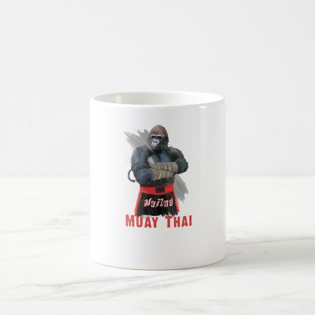Muay Thai Fighter Kaffeetasse (Mittel)