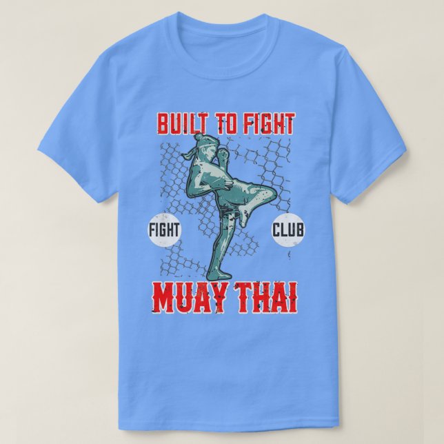 Muay Thai Fighter Martial Arts Boxing T-Shirt (Design vorne)