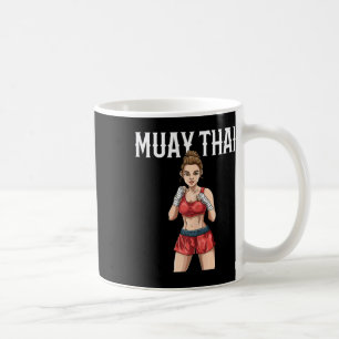 Muay Thai Frau - Thai-Boxen und Kickboxen Kaffeetasse