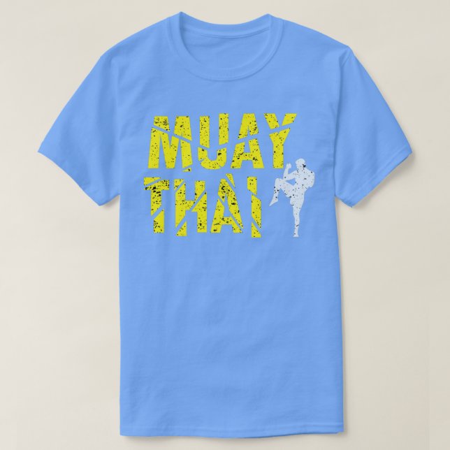 Muay Thai für Männer Frauen Kinder kämpfen Kickbox T-Shirt (Design vorne)