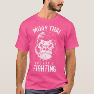 Muay Thai Gorilla Thai Boxing und Kickboxing T-Shirt