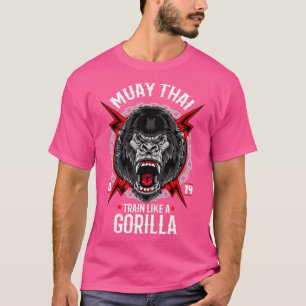 Muay Thai Gorilla Thailand Thai Boxing T-Shirt