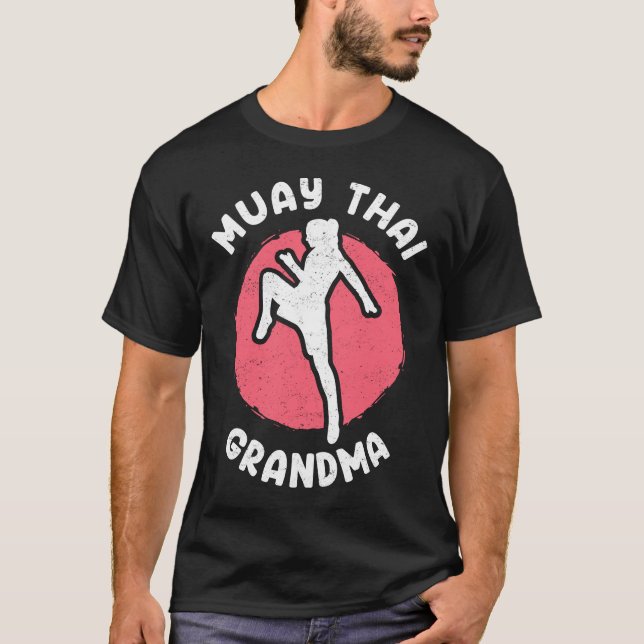 Muay Thai Grandma Muaythai T-Shirt (Vorderseite)
