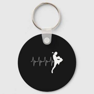 Muay Thai Heartbeat Thai Boxing Schlüsselanhänger