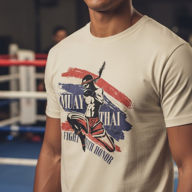 Muay Thai - Kämpfe mit Ehre T-Shirt (Von Creator hochgeladen)