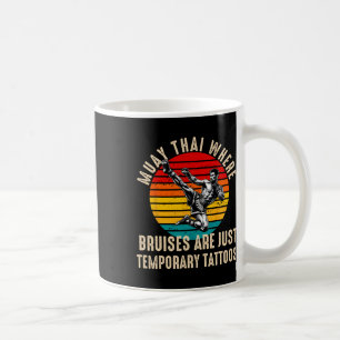 Muay Thai kämpfen Männer Vater Boys Thai Kickboxin Kaffeetasse