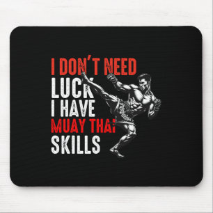 Muay Thai kämpfen Männer Vater Boys Thai Kickboxin Mousepad