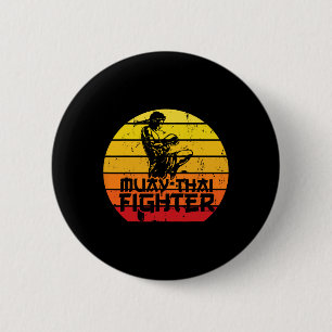 Muay Thai kämpfen Thai Boxing Martial Arts Combat Button