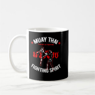 Muay Thai Kampfkunst Kickboxen Retro MMA Fitnessst Kaffeetasse