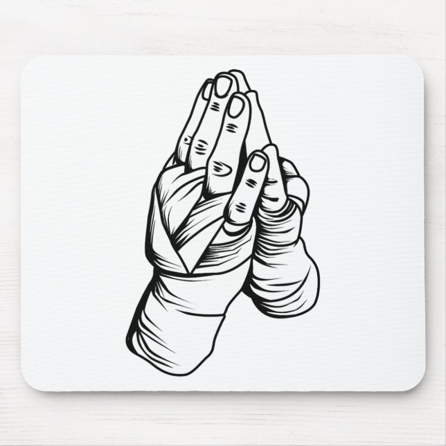 Muay Thai Kampfsport Comt Boxsport  Mousepad (Vorne)