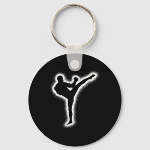 Muay Thai Kampfsport Kickboxer Kinder Jungen Männe Schlüsselanhänger