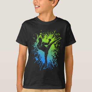 Muay Thai Kampfsport Kinder Jungen Kickboxen T-Shirt