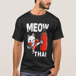 Muay Thai Katzen Boxen Kampfsport Kämpfer Sport Cu T-Shirt