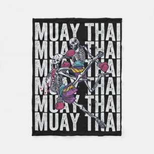 Muay Thai Kickboxen, Muay Thai Skelette, Muay Th Fleecedecke