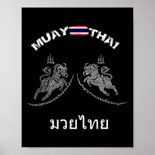 Muay-Thai-Kickboxen Thailand _1 Poster