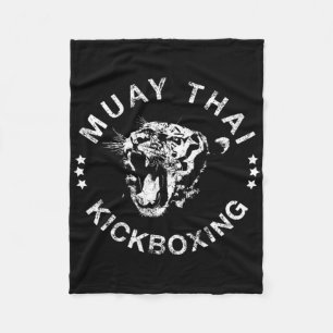 Muay Thai Kickboxen Tiger T-Shirt Fleecedecke