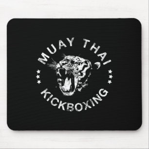 Muay Thai Kickboxen Tiger T-Shirt Mousepad