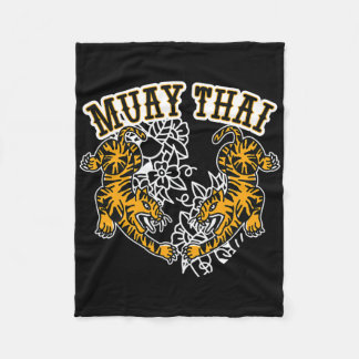 Muay Thai Kickboxing Boxing Mma Fighter - Tigers - Fleecedecke