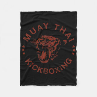 Muay Thai Kickboxing Martial Arts Training Tiger T Fleecedecke