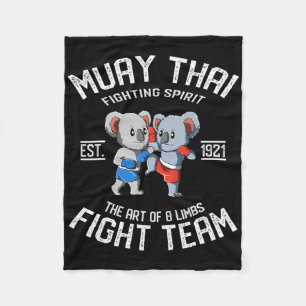 Muay Thai Koala Fight Team - Nak Muay, Kickboxen Fleecedecke